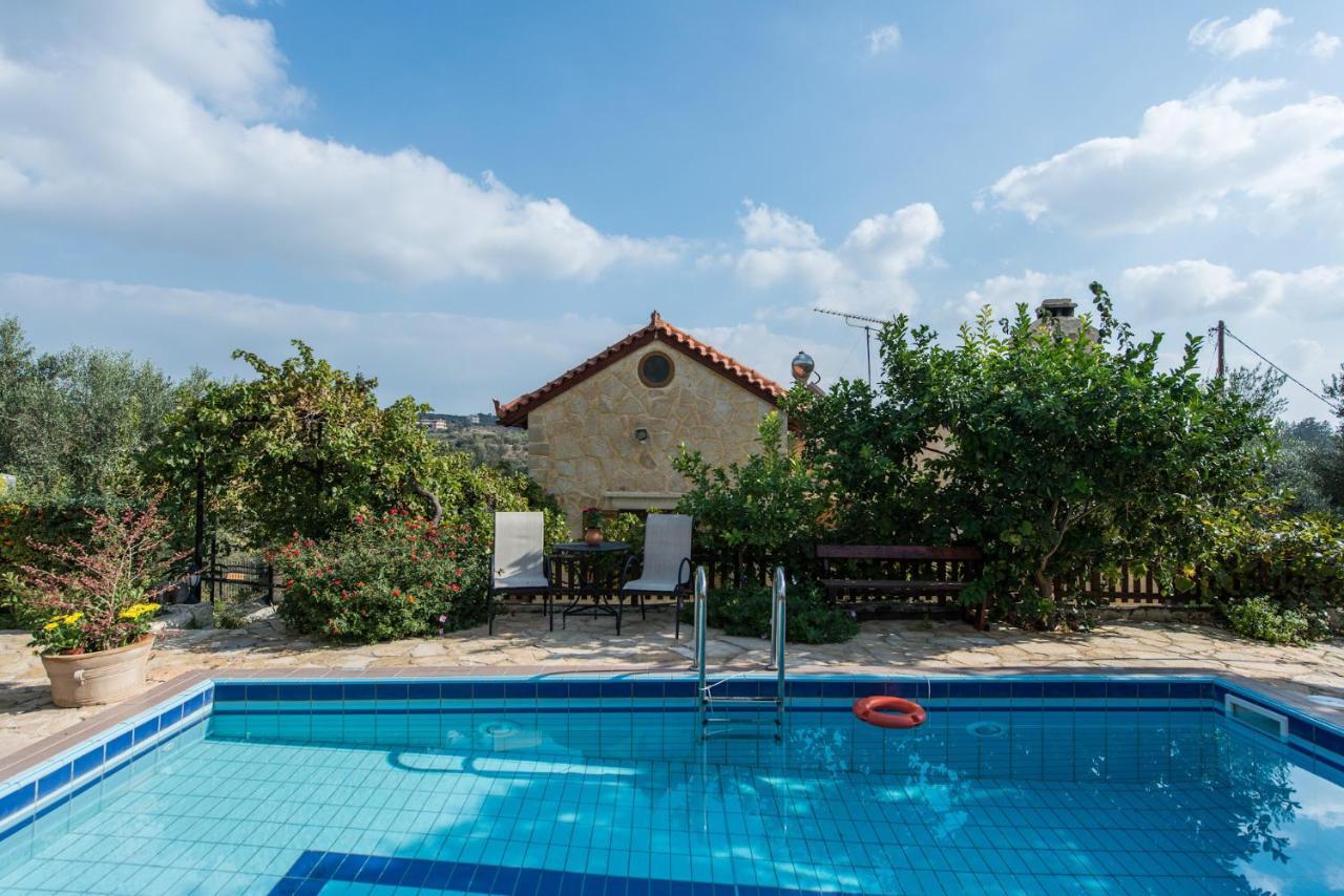Villa Toula With Pool Nr Armeni Crete Makhairoi Exterior photo