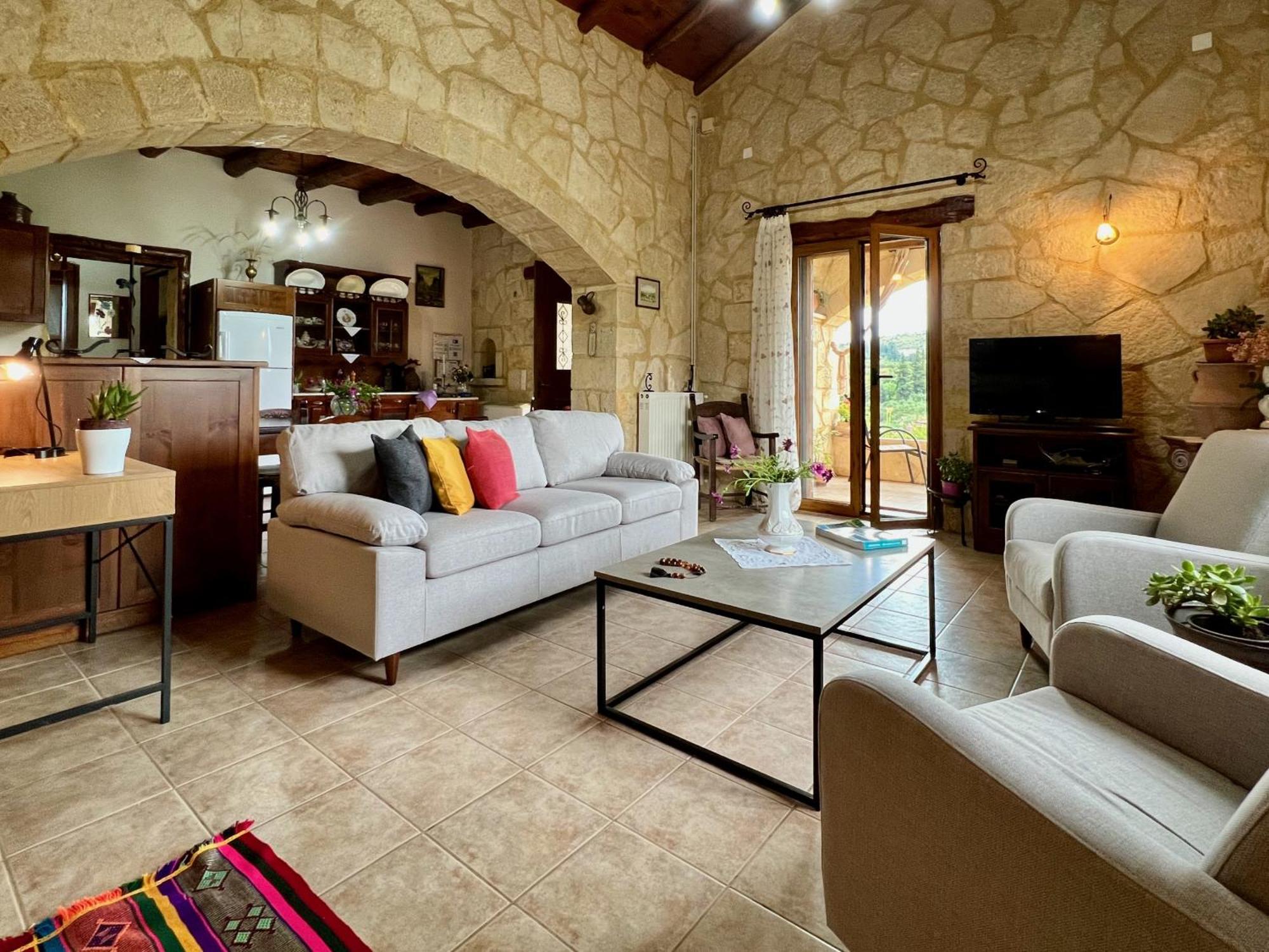 Villa Toula With Pool Nr Armeni Crete Makhairoi Exterior photo